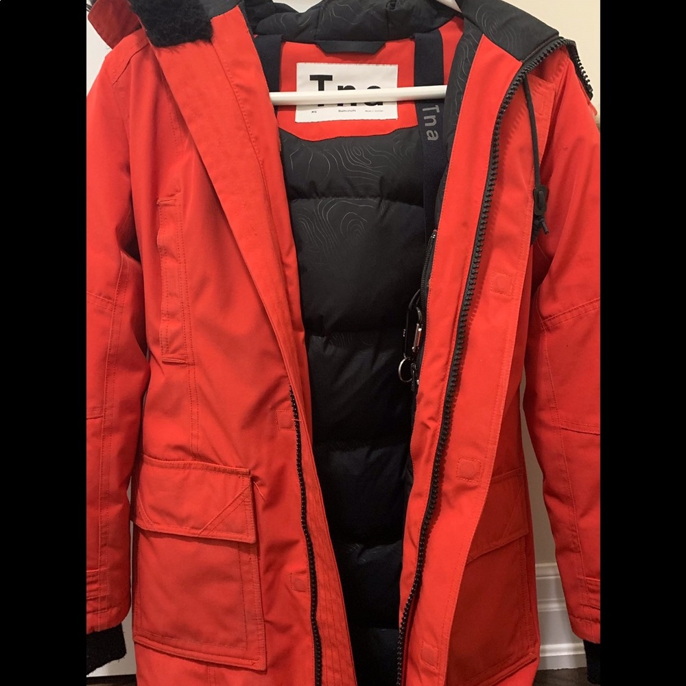 Aritzia (TNA) Red Bancroft Parka Winter coat- Size XS